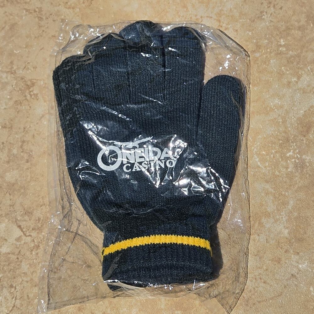 NWT Green Bay Packers Knit Winter Gloves New Sealed NFL Team Apparel Hologram - Picture 2 of 2